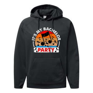 Funny Bachelor Party Graphic Performance Fleece Hoodie