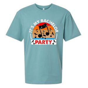 Funny Bachelor Party Graphic Sueded Cloud Jersey T-Shirt