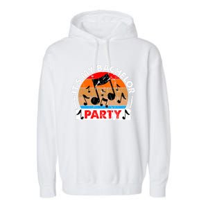 Funny Bachelor Party Graphic Garment-Dyed Fleece Hoodie