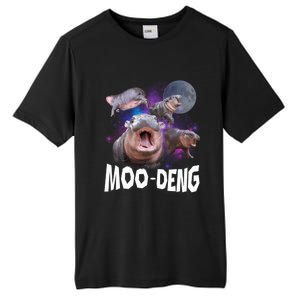 Famous Baby Pygmy Hippo Moo Deng Funny For Animal Lover Tall Fusion ChromaSoft Performance T-Shirt