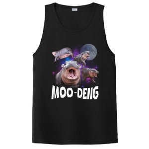 Famous Baby Pygmy Hippo Moo Deng Funny For Animal Lover PosiCharge Competitor Tank