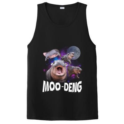 Famous Baby Pygmy Hippo Moo Deng Funny For Animal Lover PosiCharge Competitor Tank