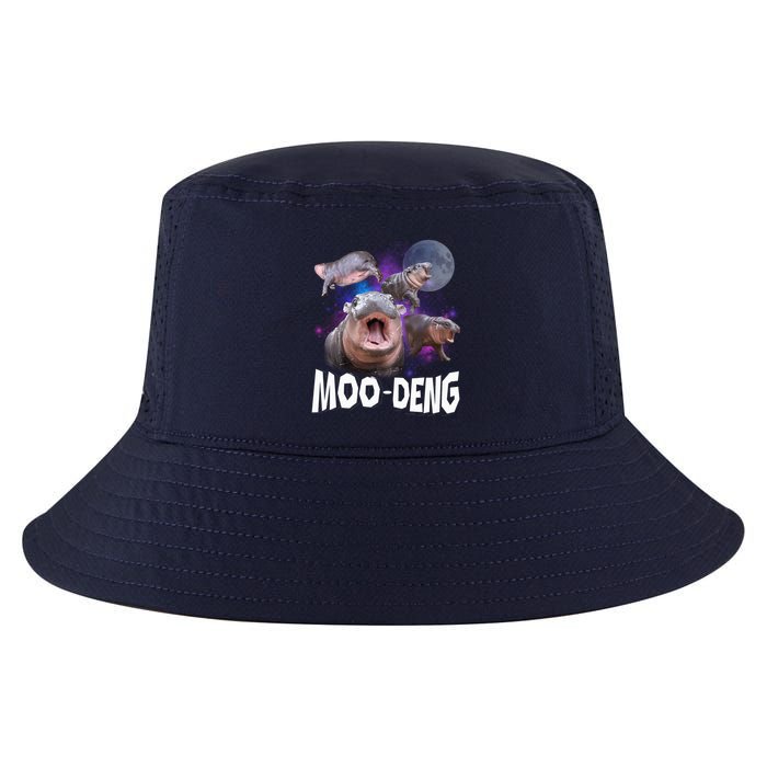 Famous Baby Pygmy Hippo Moo Deng Funny For Animal Lover Cool Comfort Performance Bucket Hat