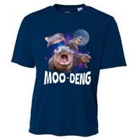 Famous Baby Pygmy Hippo Moo Deng Funny For Animal Lover Cooling Performance Crew T-Shirt