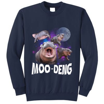 Famous Baby Pygmy Hippo Moo Deng Funny For Animal Lover Sweatshirt