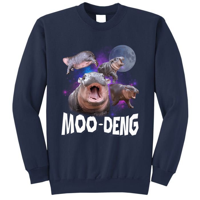 Famous Baby Pygmy Hippo Moo Deng Funny For Animal Lover Sweatshirt