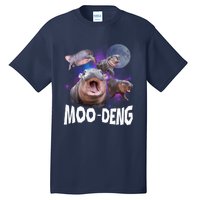 Famous Baby Pygmy Hippo Moo Deng Funny For Animal Lover Tall T-Shirt