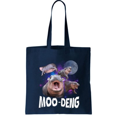 Famous Baby Pygmy Hippo Moo Deng Funny For Animal Lover Bag