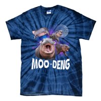 Famous Baby Pygmy Hippo Moo Deng Funny For Animal Lover Tie-Dye T-Shirt