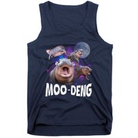 Famous Baby Pygmy Hippo Moo Deng Funny For Animal Lover Tank Top