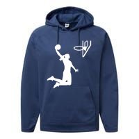 Female Basketball Player Performance Fleece Hoodie