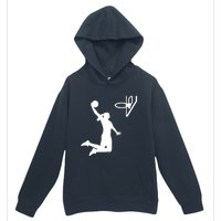 Female Basketball Player Urban Pullover Hoodie