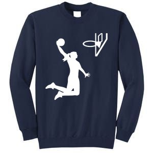 Female Basketball Player Tall Sweatshirt