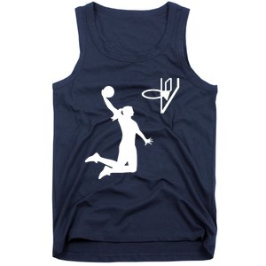 Female Basketball Player Tank Top