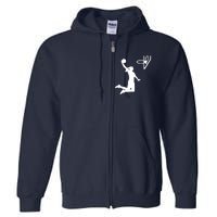 Female Basketball Player Full Zip Hoodie