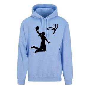 Female Basketball Player Unisex Surf Hoodie