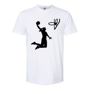 Female Basketball Player Softstyle CVC T-Shirt