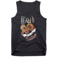 Funny Ball Python With Corn Hognose Carpet Snake Reptile Tank Top