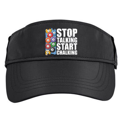 Funny Billiard Pool Cue Player Gift Stop Talking Start Chalking Cool Gift Adult Drive Performance Visor