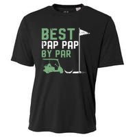 Funny Best Pap Pap By Par FatherS Day Golf Lover Golfer Cooling Performance Crew T-Shirt