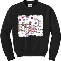 Funny Battle Plan Christmas Home Hand Dawn Alone Xmas Kids Sweatshirt