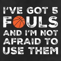 Funny Basketball Player Hoops 5 Fouls Adult Drive Performance Visor
