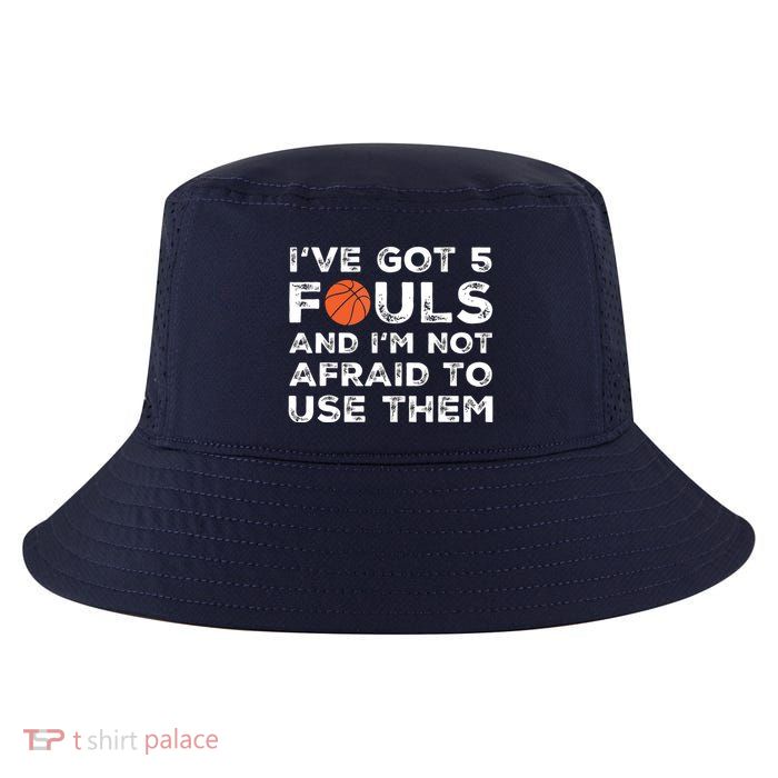 Funny Basketball Player Hoops 5 Fouls Cool Comfort Performance Bucket Hat