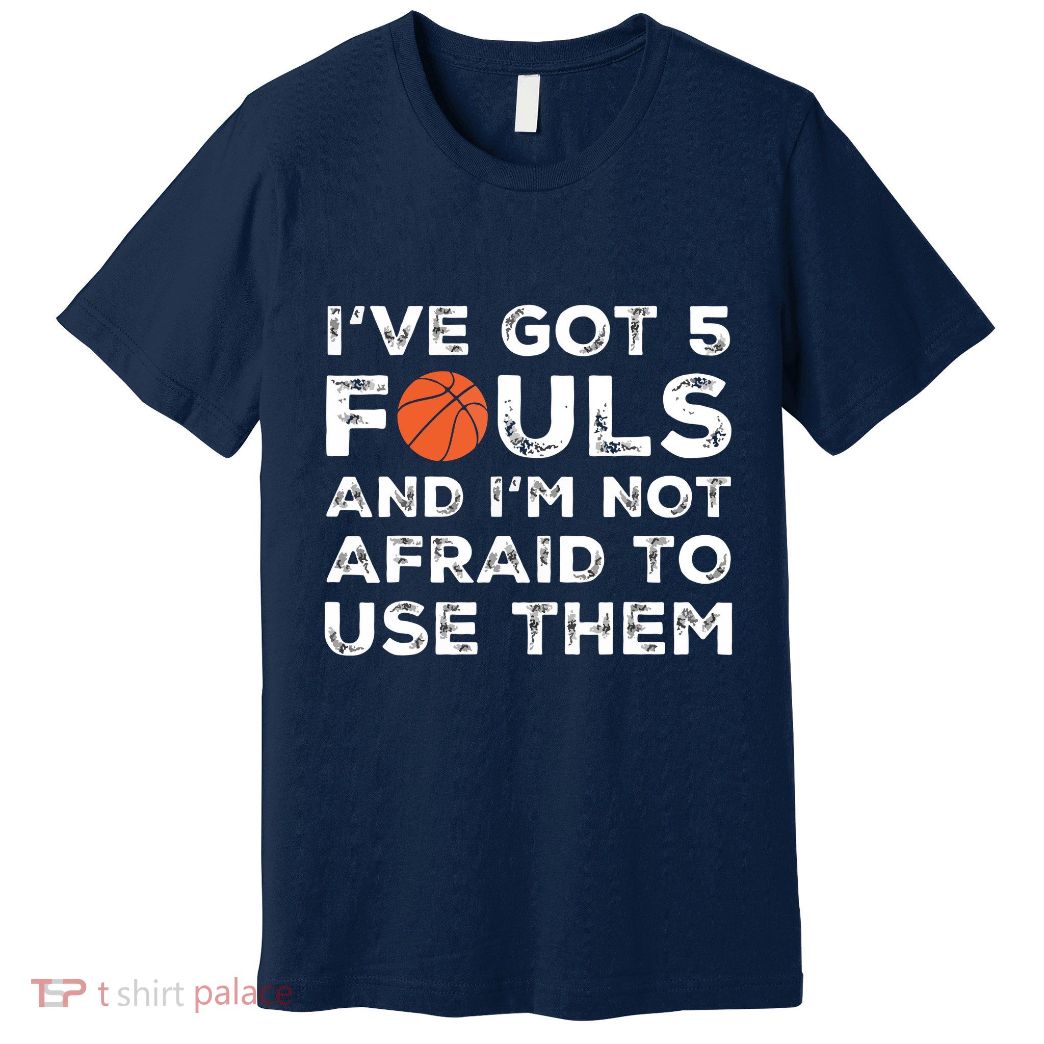 Funny Basketball Player Hoops 5 Fouls Premium T-Shirt