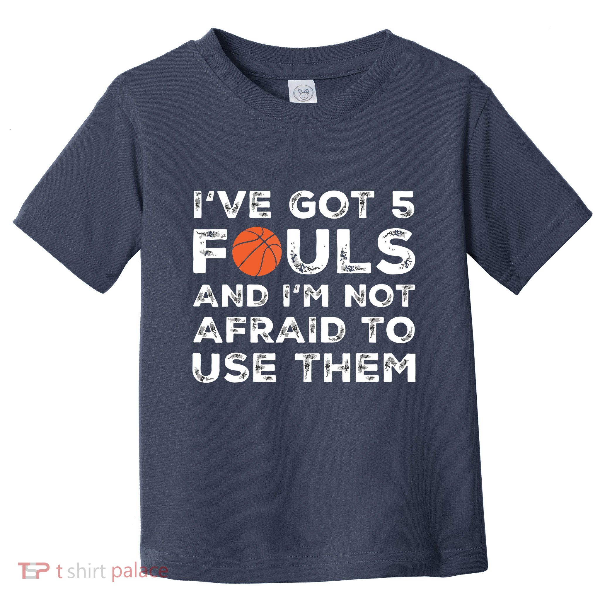 Funny Basketball Player Hoops 5 Fouls Toddler T-Shirt