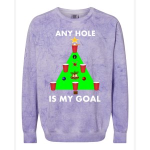 Funny Beer Pong Ugly Christmas Tree Ing Sweater Jumper Meaningful Gift Colorblast Crewneck Sweatshirt