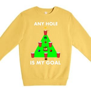 Funny Beer Pong Ugly Christmas Tree Ing Sweater Jumper Meaningful Gift Premium Crewneck Sweatshirt