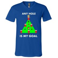 Funny Beer Pong Ugly Christmas Tree Ing Sweater Jumper Meaningful Gift V-Neck T-Shirt