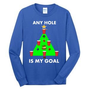 Funny Beer Pong Ugly Christmas Tree Ing Sweater Jumper Meaningful Gift Tall Long Sleeve T-Shirt