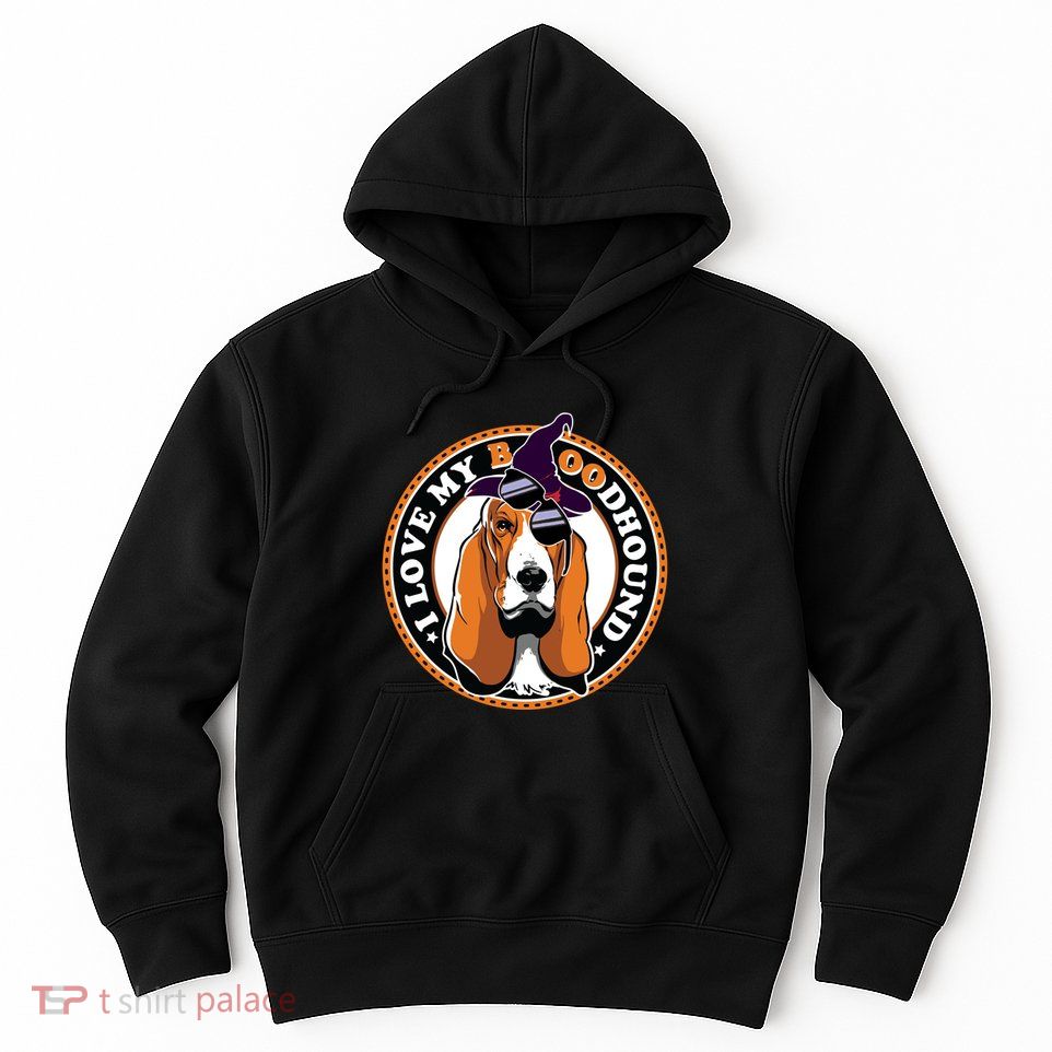 Funny Boo Puns Bloodhound Dog Lover Hoodie