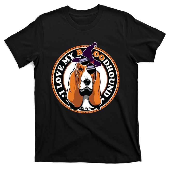 Funny Boo Puns Bloodhound Dog Lover T-Shirt