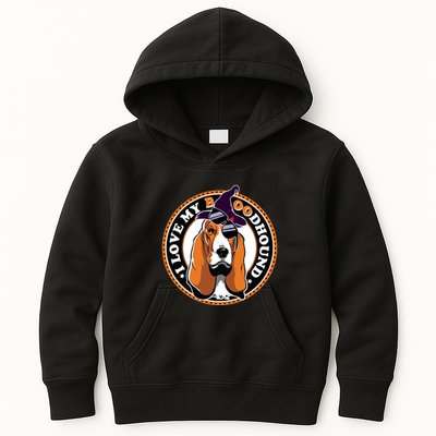 Funny Boo Puns Bloodhound Dog Lover Kids Hoodie