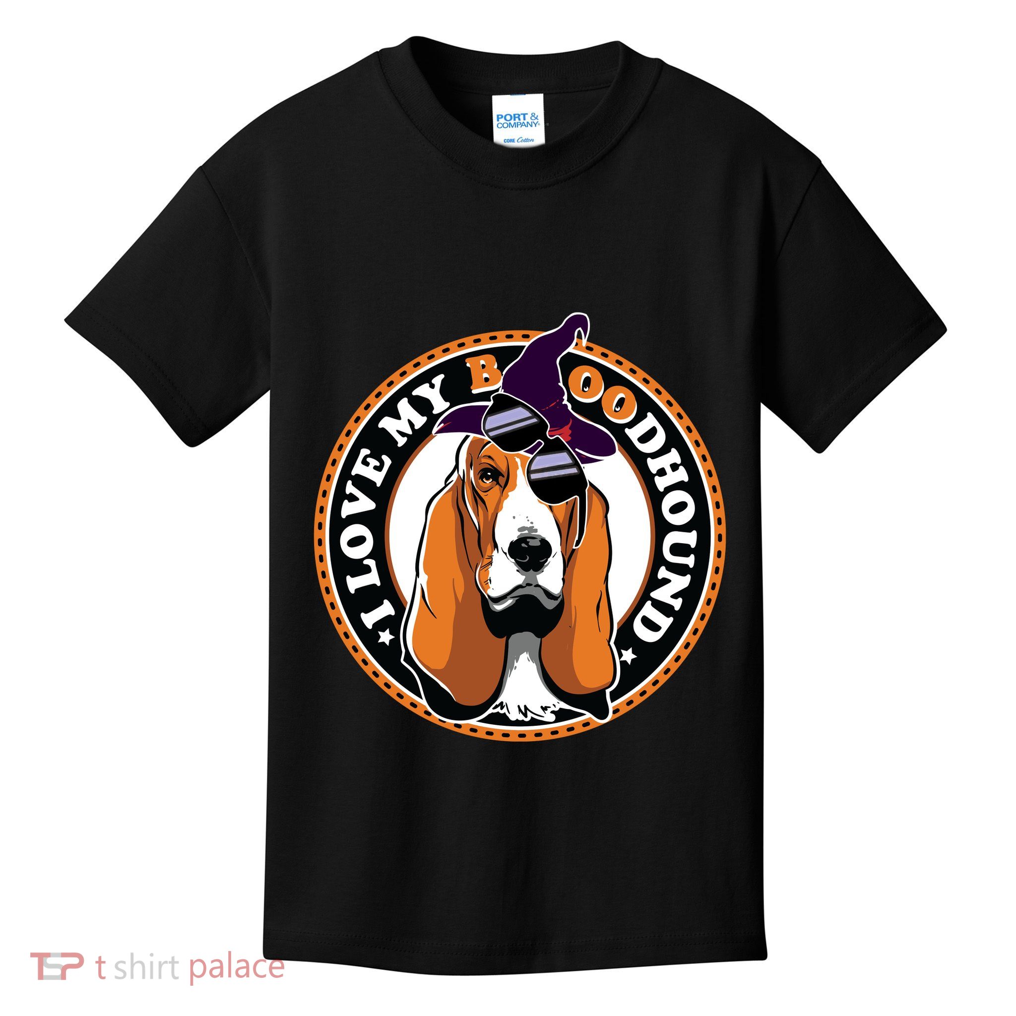 Funny Boo Puns Bloodhound Dog Lover Kids T-Shirt