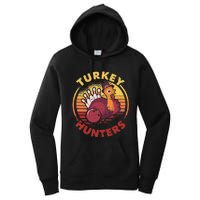 Funny Bowling Player Bowler Team Thanksgiving Turkey Hunters Women's Pullover Hoodie