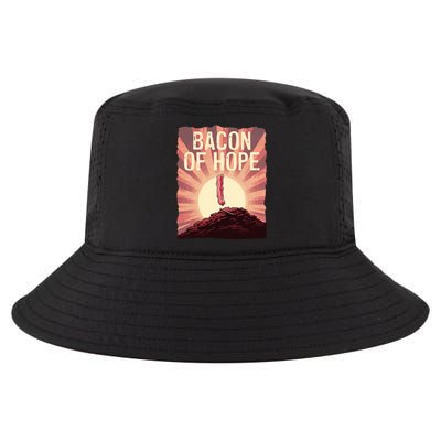 Funny BBQ Pork Pun Bacon Of Hope Pork Grillparty Barbecue Cool Comfort Performance Bucket Hat