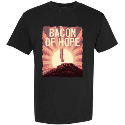 Funny BBQ Pork Pun Bacon Of Hope Pork Grillparty Barbecue Garment-Dyed Heavyweight T-Shirt