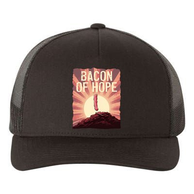 Funny BBQ Pork Pun Bacon Of Hope Pork Grillparty Barbecue Yupoong Adult 5-Panel Trucker Hat