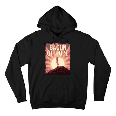 Funny BBQ Pork Pun Bacon Of Hope Pork Grillparty Barbecue Hoodie