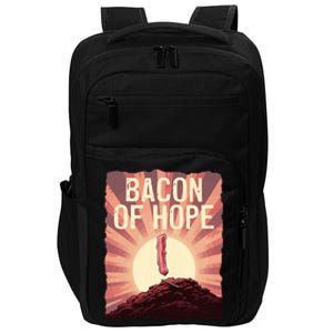 Funny BBQ Pork Pun Bacon Of Hope Pork Grillparty Barbecue Impact Tech Backpack