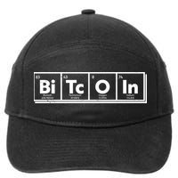 Funny Bitcoin Periodic Table Of Elements 7-Panel Snapback Hat