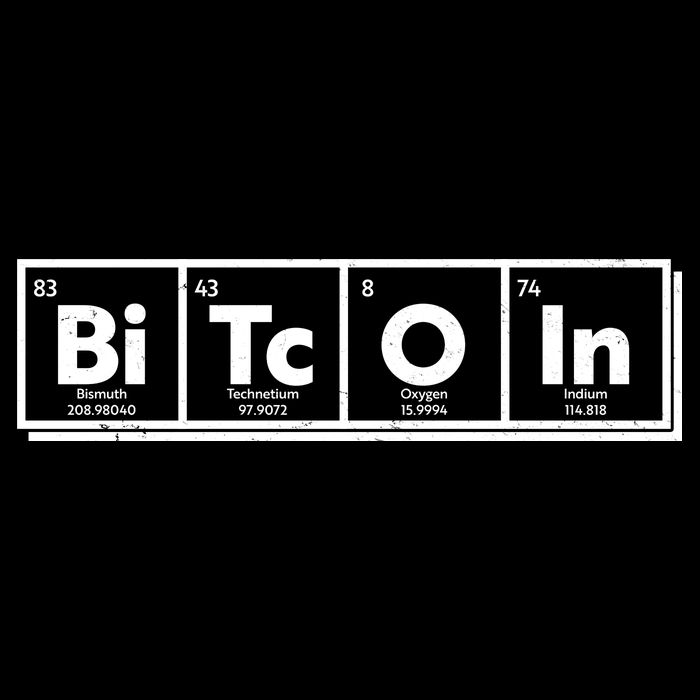 Funny Bitcoin Periodic Table Of Elements 7-Panel Snapback Hat