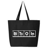 Funny Bitcoin Periodic Table Of Elements 25L Jumbo Tote