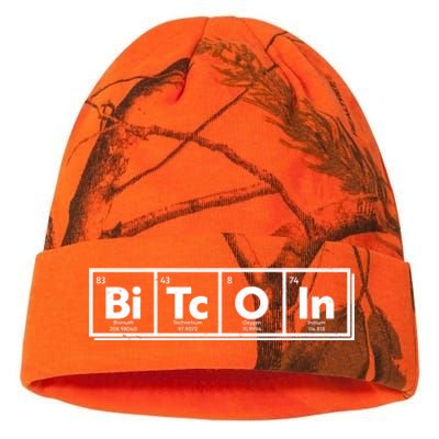 Funny Bitcoin Periodic Table Of Elements Kati Licensed 12" Camo Beanie