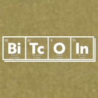 Funny Bitcoin Periodic Table Of Elements Garment-Dyed Women's Muscle Tee