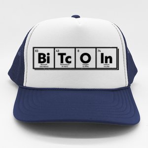 Funny Bitcoin Periodic Table Of Elements Trucker Hat