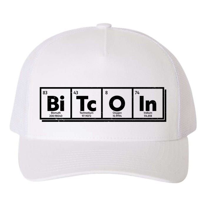 Funny Bitcoin Periodic Table Of Elements Yupoong Adult 5-Panel Trucker Hat